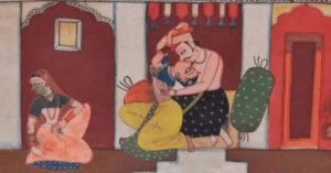 Article on evolution of portrayal of kiss in paintings by Gaurav Ketan Lahiri.