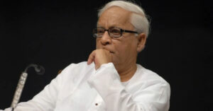 Image of Buddhadeb Bhattacharya on his birth anniversary