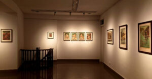 Review of Sanjeet Chowdhury's Exhibition 'From Prayer Room to Parlours' by Arpan Ghosh.