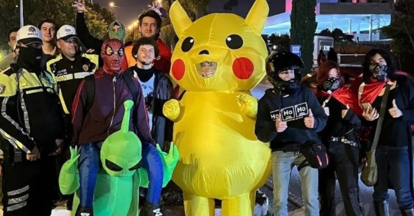 Pikachu electrifies the streets of Turkey