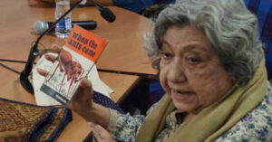 Enakshi Chatterjee with her Book