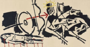 Painted by Maqbool Fida Hussain