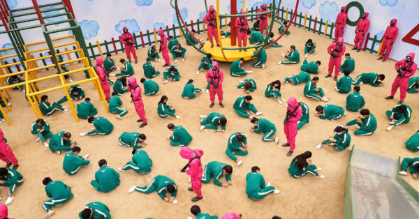 Scene of Squid Game